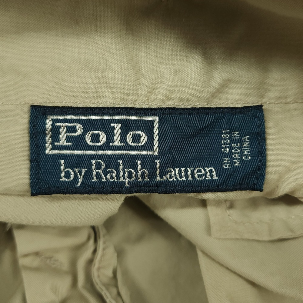 Polo Ralph Lauren Shorts Mens 34 Khaki Twill Chino Sporting Club Classic Golf - Picture 4 of 11